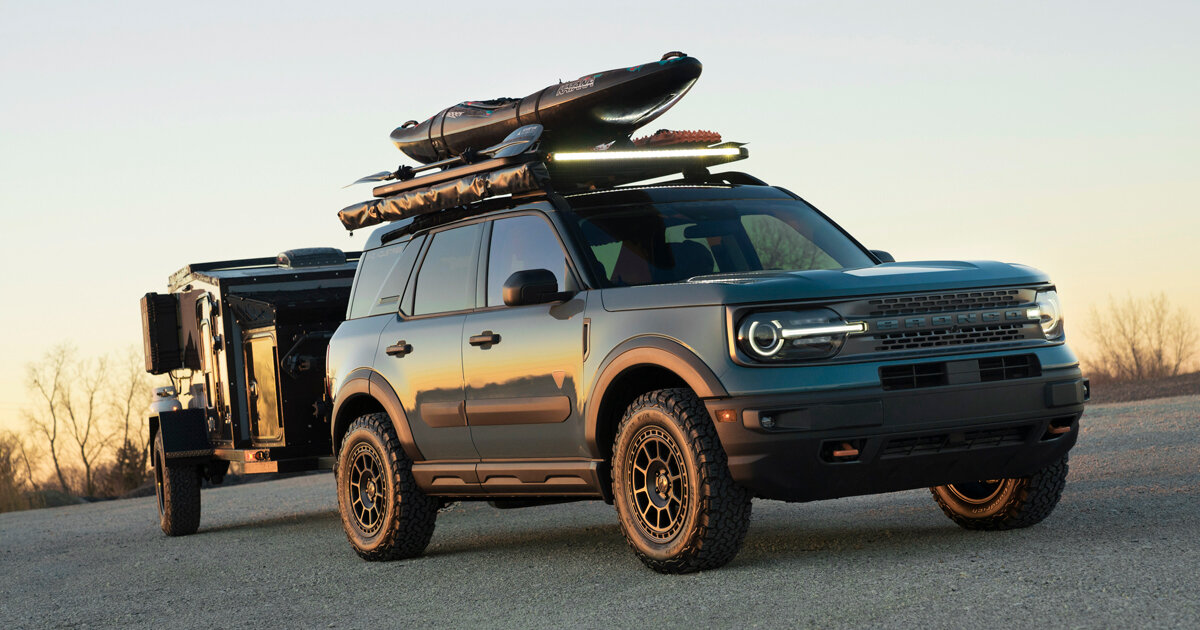 ford debuts the 'MAD bronco sport badlands' for ultimate offroading