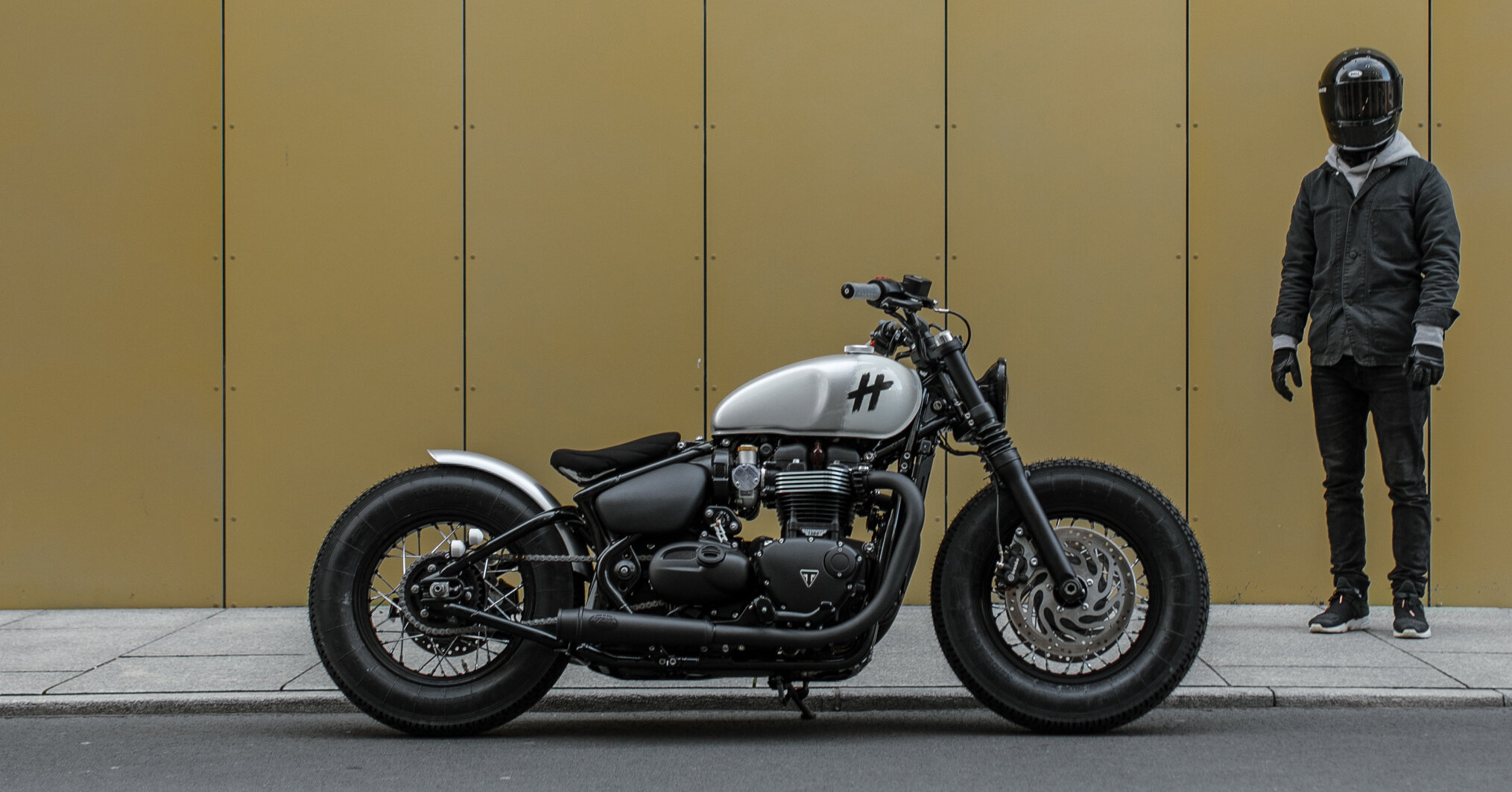 Hookie Customizes Triumph Bobber Orca Motorcycle With Bolt On Parts Only