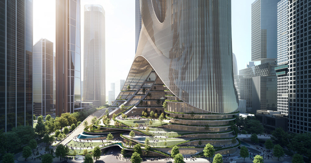 Zaha Hadid Architects Tower C At Shenzhen Bay Super Headquarters Base