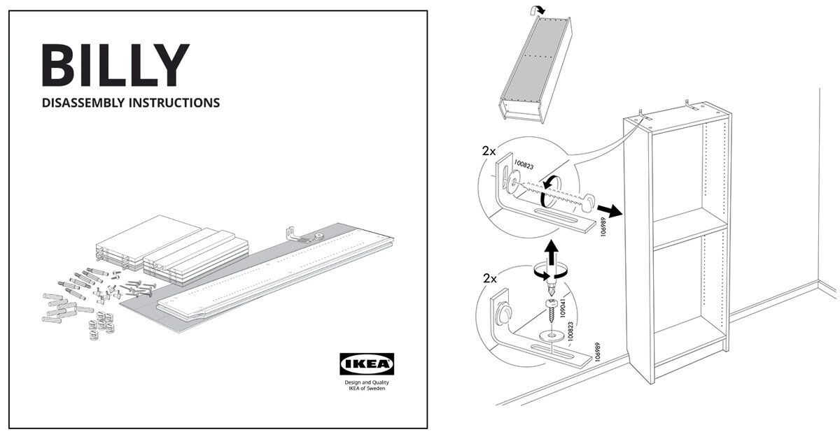 Ikea Launches Disassembly Instructions Encouraging Customers To Extend Product Life