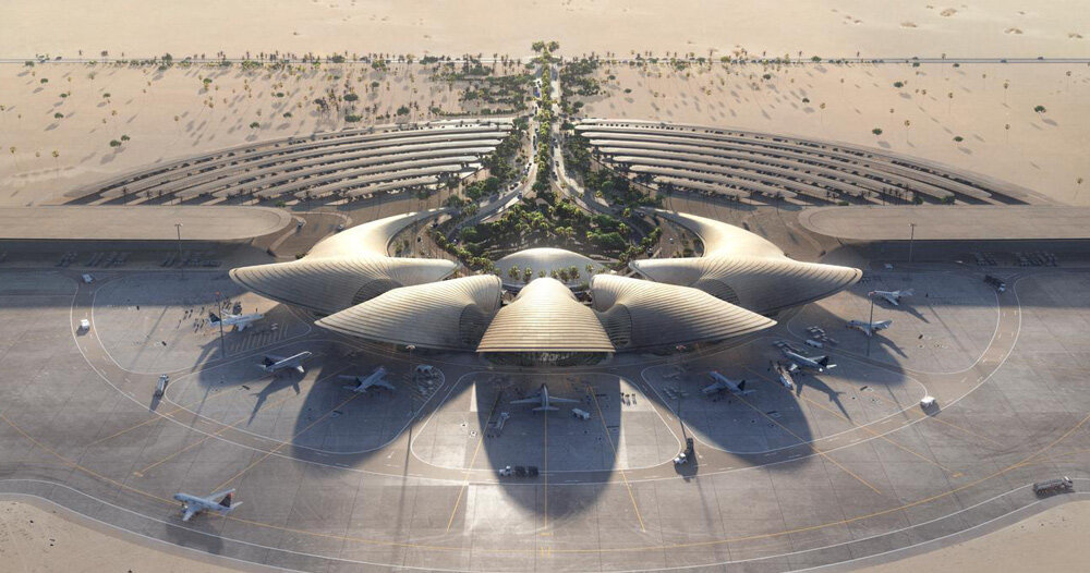 foster + partners plans airport for saudi arabia's red sea project