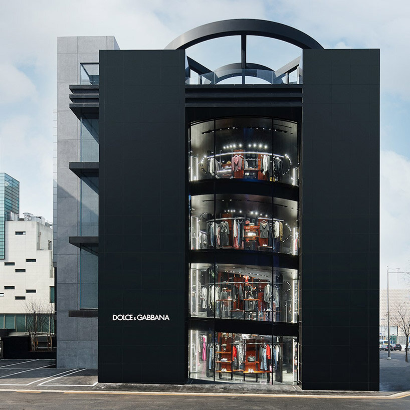 jean nouvel completes dolce & gabbana's seoul flagship store