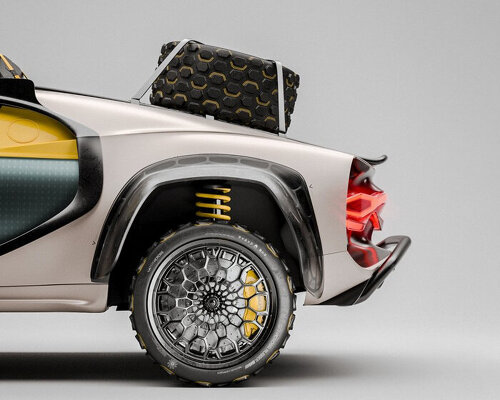 rafal czaniecki turns a bugatti chiron into a futuristic 4x4 for TERRACROSS concept car