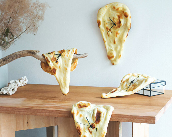 yukiko morita cooks up a naan clock made from real bread