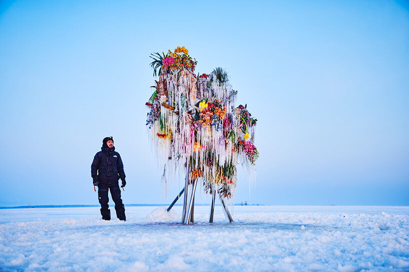 Azuma Makoto The Artist Setting Flowers In Stone Quarries And Space