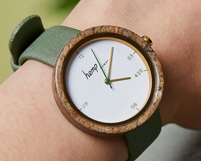 hemp MVMNT fashions the world's first cannabis, 100% vegan watch