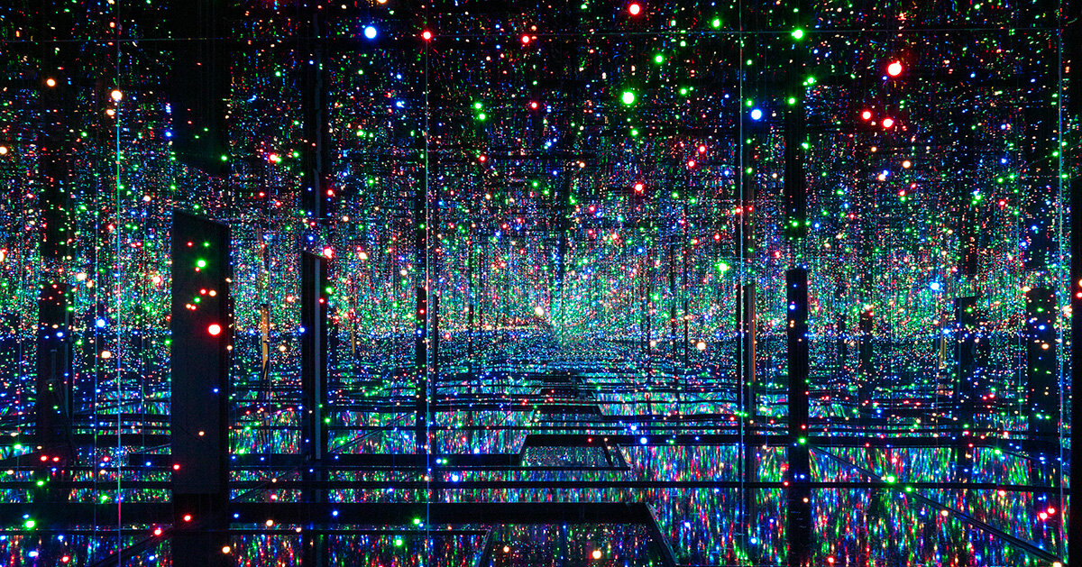 The alchemist of polka dots, Yayoi Kusama creates a vision of infinity on  earth