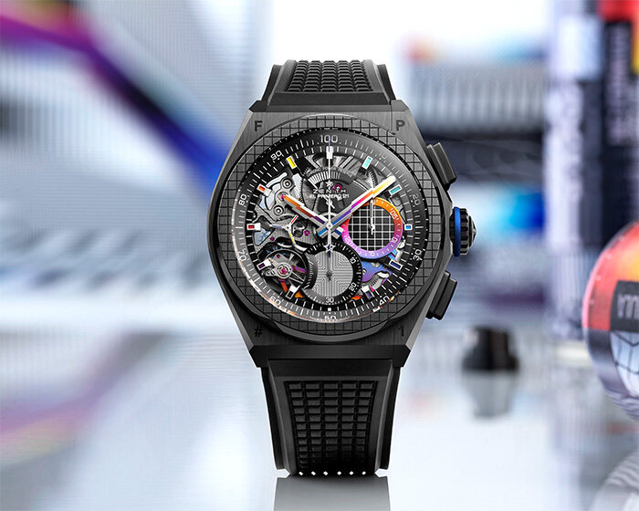 the DEFY 21 felipe pantone watch for zenith explores high-frequency in colors