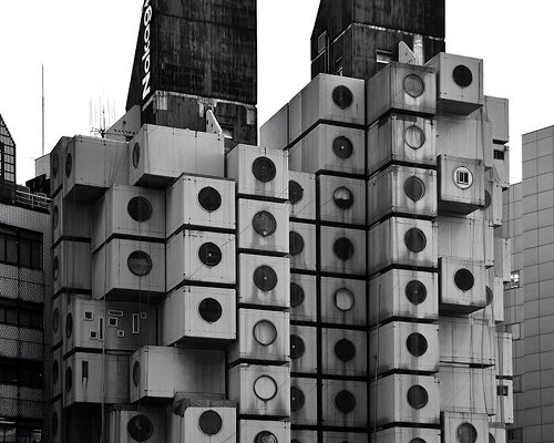 kisho kurokawa's nakagin capsule tower in tokyo to be demolished on april 12, 2022