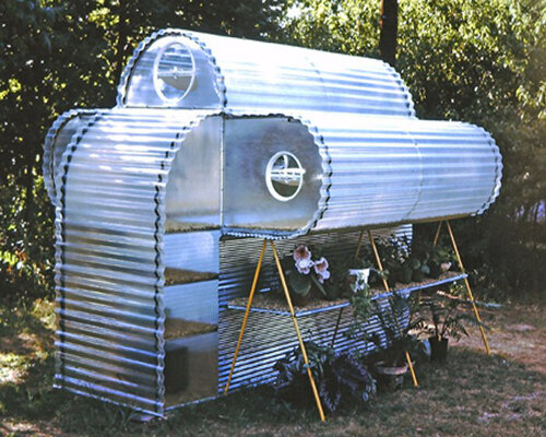 michael jantzen unveils a series of experimental greenhouses from 1972 to 1980