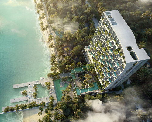 büro ole scheeren unveils philippines resort with sky gardens and floating pools