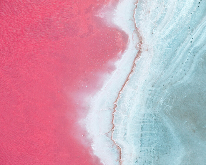 paolo pettigiani's photo series catches mesmerizing sceneries of pink water in france