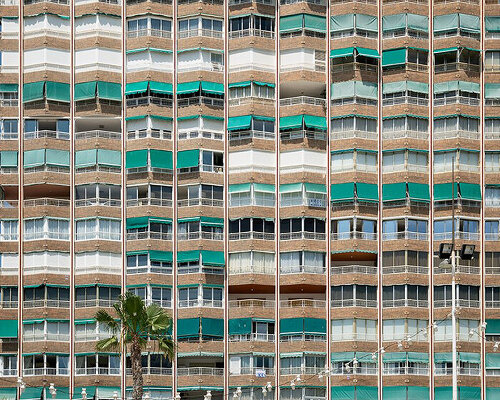 the spirit of the beehive: a series of photographs depicts the brutalism of benidorm, spain