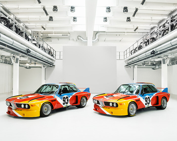 the latest BMW art car is alexander calder's unbuilt artist's proof