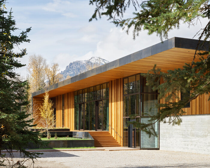 embracing the grand tetons, CLB architects brings contemporary architecture to wyoming