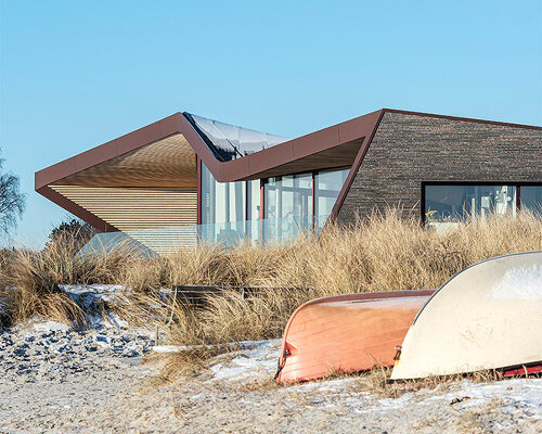 CEBRA forms danish seaside villa as angular inhabitable sculpture with undulating roof