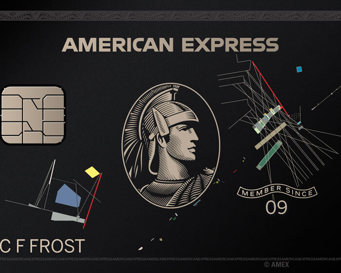 rem koolhaas adorns exclusive american express black card with original drawings