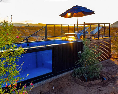 finca-style desert dwelling in california with shipping container pool is up for sale for $798K