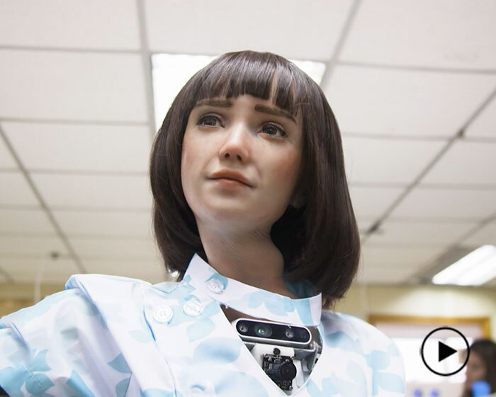 lifelike robot nurse 'grace' will bring emotional care to isolated patients