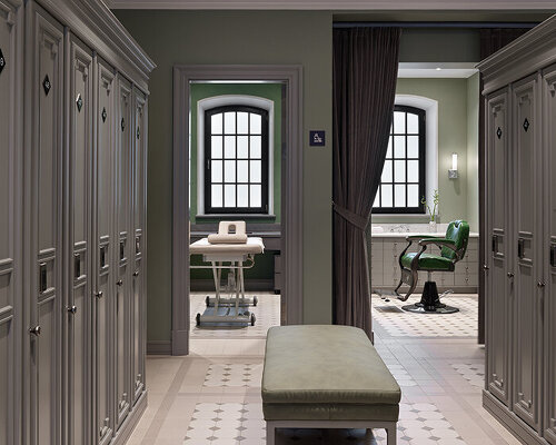 megre interiors renovates 150-year-old fonarnye bani in st. petersburg