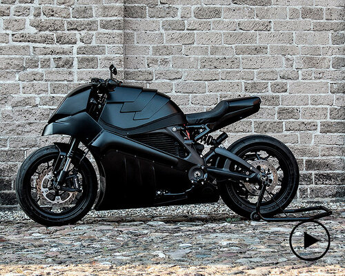 moto adonis customizes harley-davidson livewire into electric batcycle