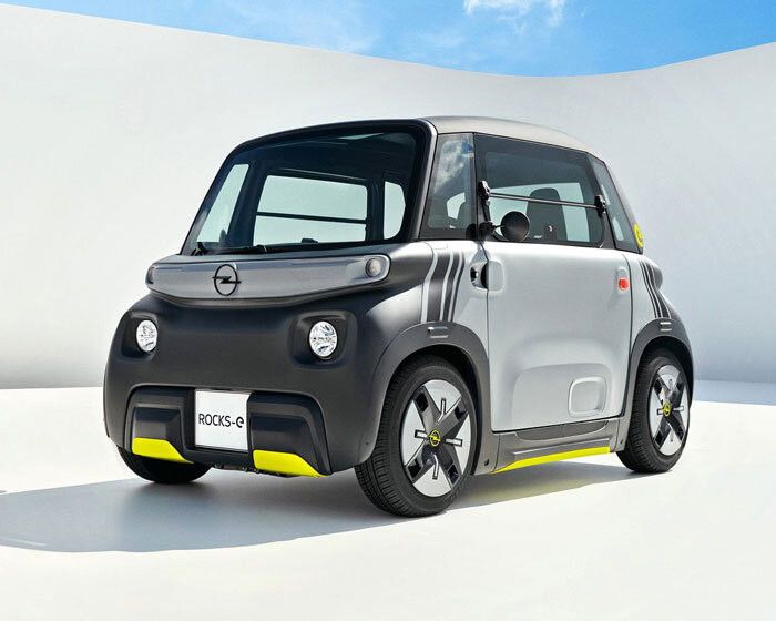 fifteen-year olds will be able to drive opel's tiny, all-electric rocks-e