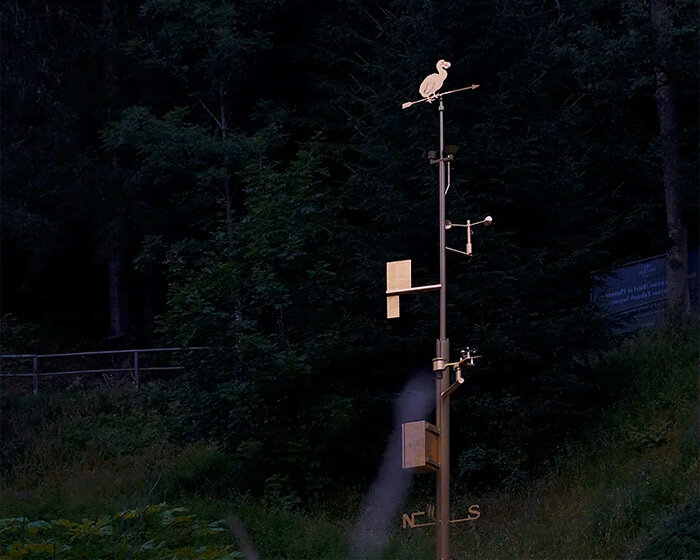 weather station covered in 23-carat gold highlights the importance of the climate crisis