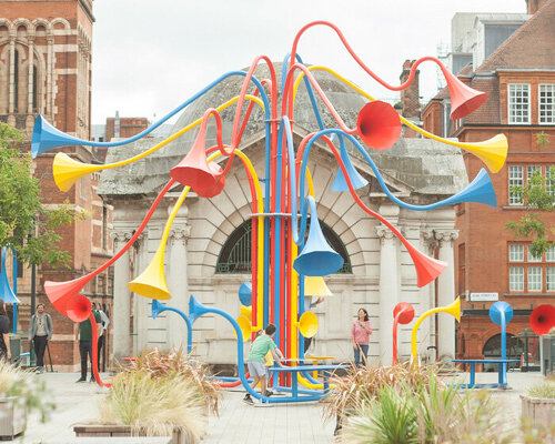 yuri suzuki's sonic bloom installation invites londoners to reconnect