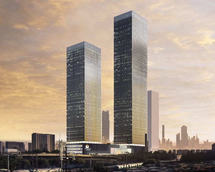 OMA to shape the future of mumbai with a pair of 'prestige liberty towers'