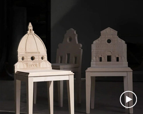 16 iconic city monuments reimagined as backrests in CITYNG chair collection