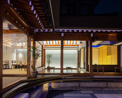 traditional korean residence is transformed into a cozy café with performance venue