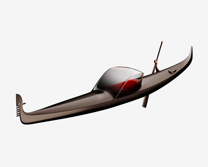 winter gondola design by philippe starck to serve as the new symbol for venice