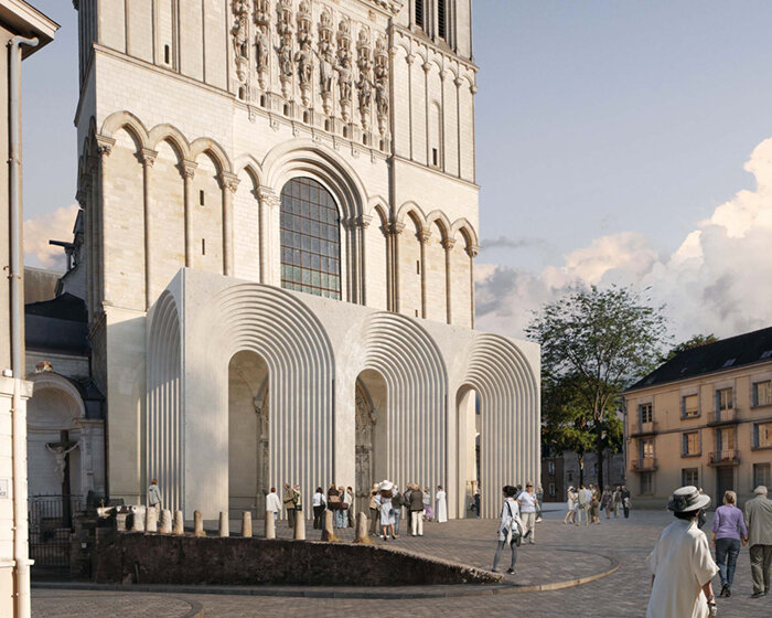 kengo kuma to preserve historic cathedral in angers, france with contemporary intervention