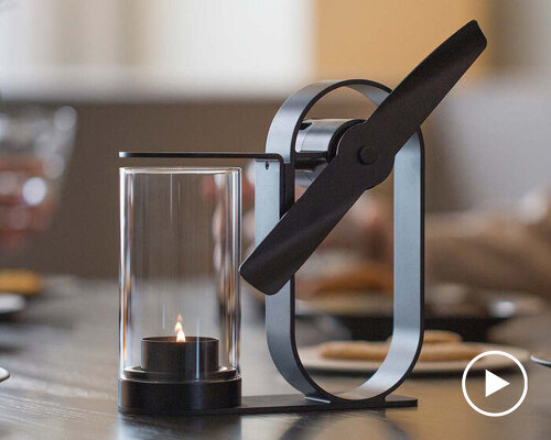 lei is a non-electric aroma diffuser powered by the heat of a candle