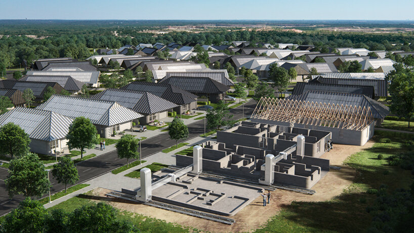 ICON is 3D-printing a community of 100 homes outside austin