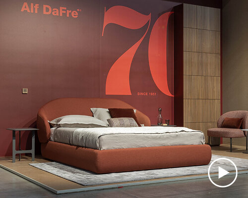 alf dafrè debuts green-oriented YUME bed during supersalone 2021