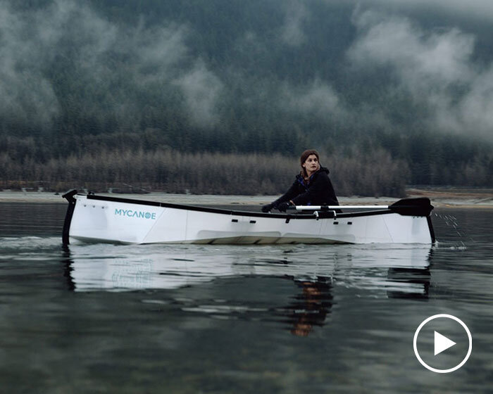 this origami fold-up mycanoe can be assembled in less than 5 minutes