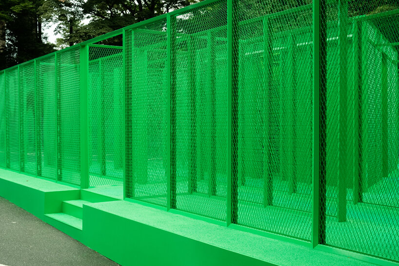 explore bottega veneta's immersive, green MAZE installation in