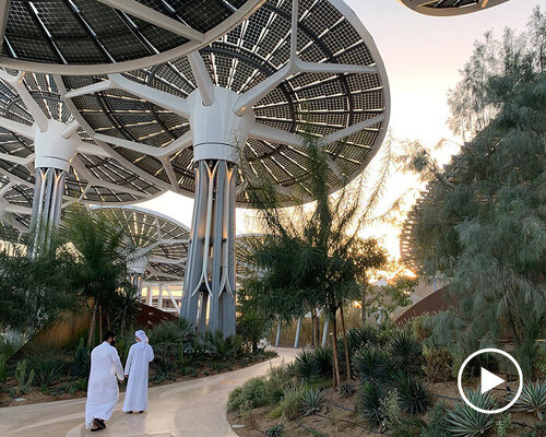 grimshaw's sustainability pavilion at expo dubai generates its own energy and water