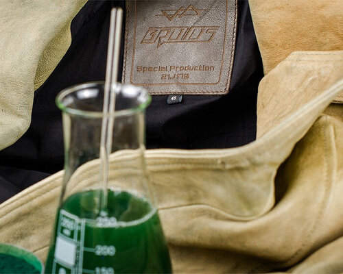 italian fashion brand brutus dyes leather jackets with algae