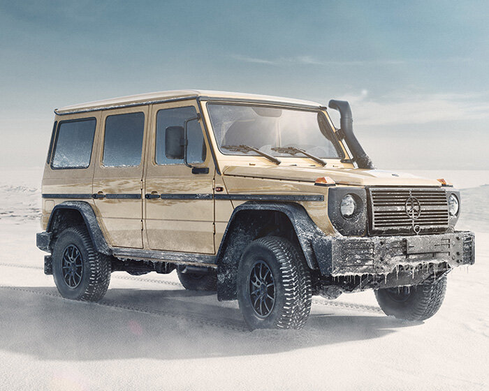 mercedes-benz unveils its updated G-wagen for military operations