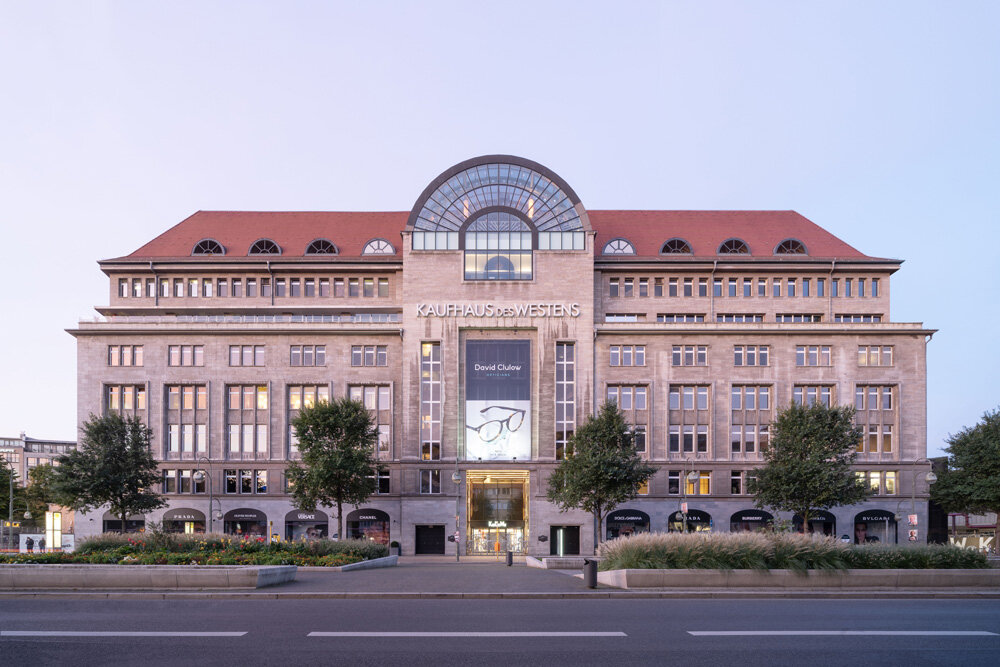 OMA's first quadrant of KaDeWe berlin opens with wood-clad escalators