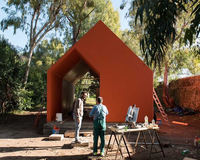 renzo piano's little red house recreates family domesticity at a women's prison in rome