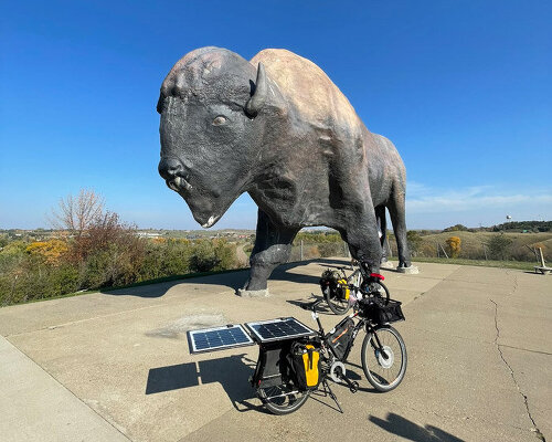 record holder sushil reddy is riding a solar powered e-bike across the US