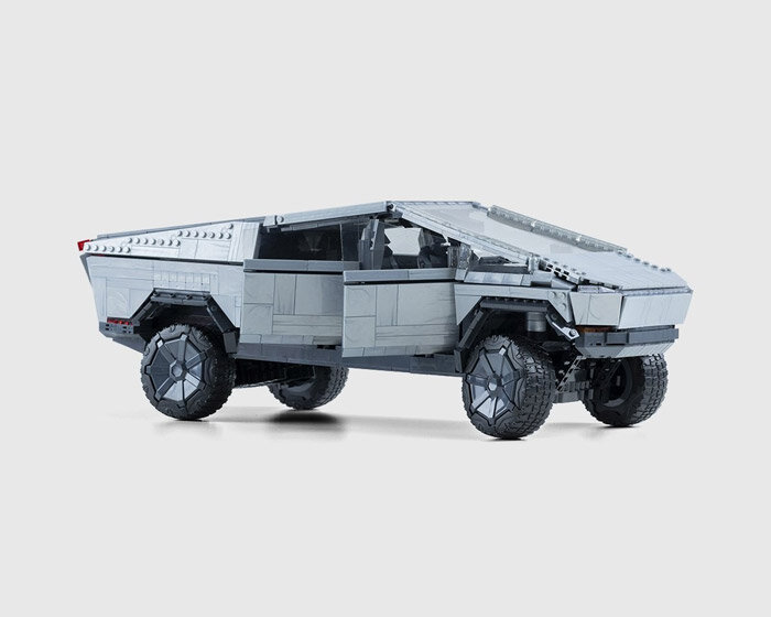 mattel creations unveils first-ever buildable tesla cybertruck