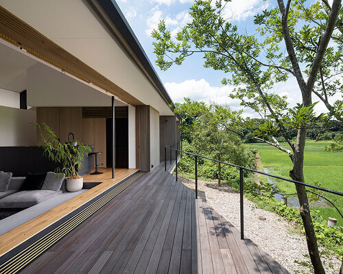 naoi architecture & design office builds villa tsukuba to bring its inhabitants closer to nature