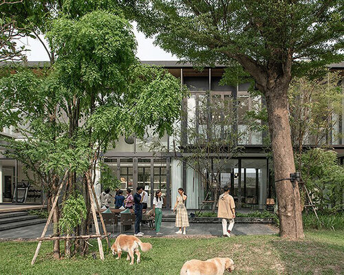 anonym studio builds a transparent family house in thailand