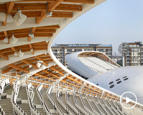 wilkinson eyre's pair of new stands provides unrivalled views of lord's cricket ground