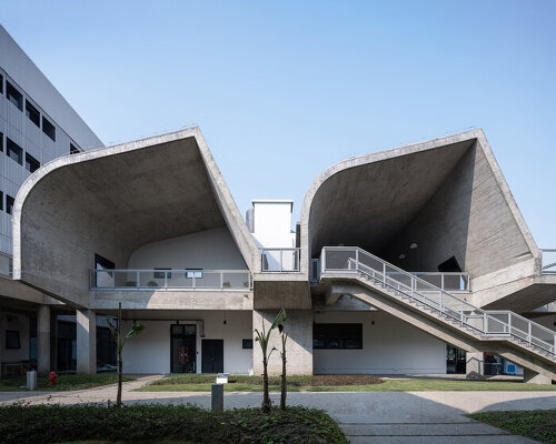 atelier FCJZ shapes its liangzhu campus with monumental, light-filled vaulting