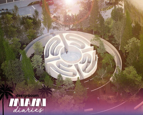 es devlin's maze installation at miami design district celebrates 100 years of CHANEL N°5 